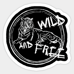 Wild and Free (W1) Sticker